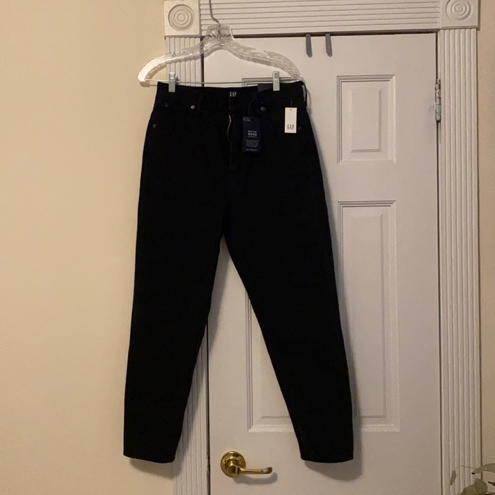 Gap Black Straight Leg Jean